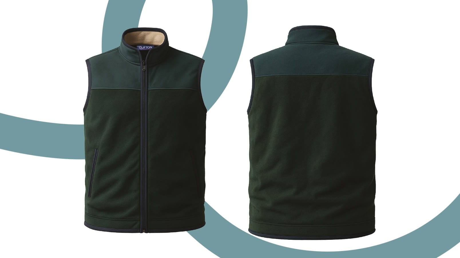 CLIFTON Grant Custom Microfleece Vest